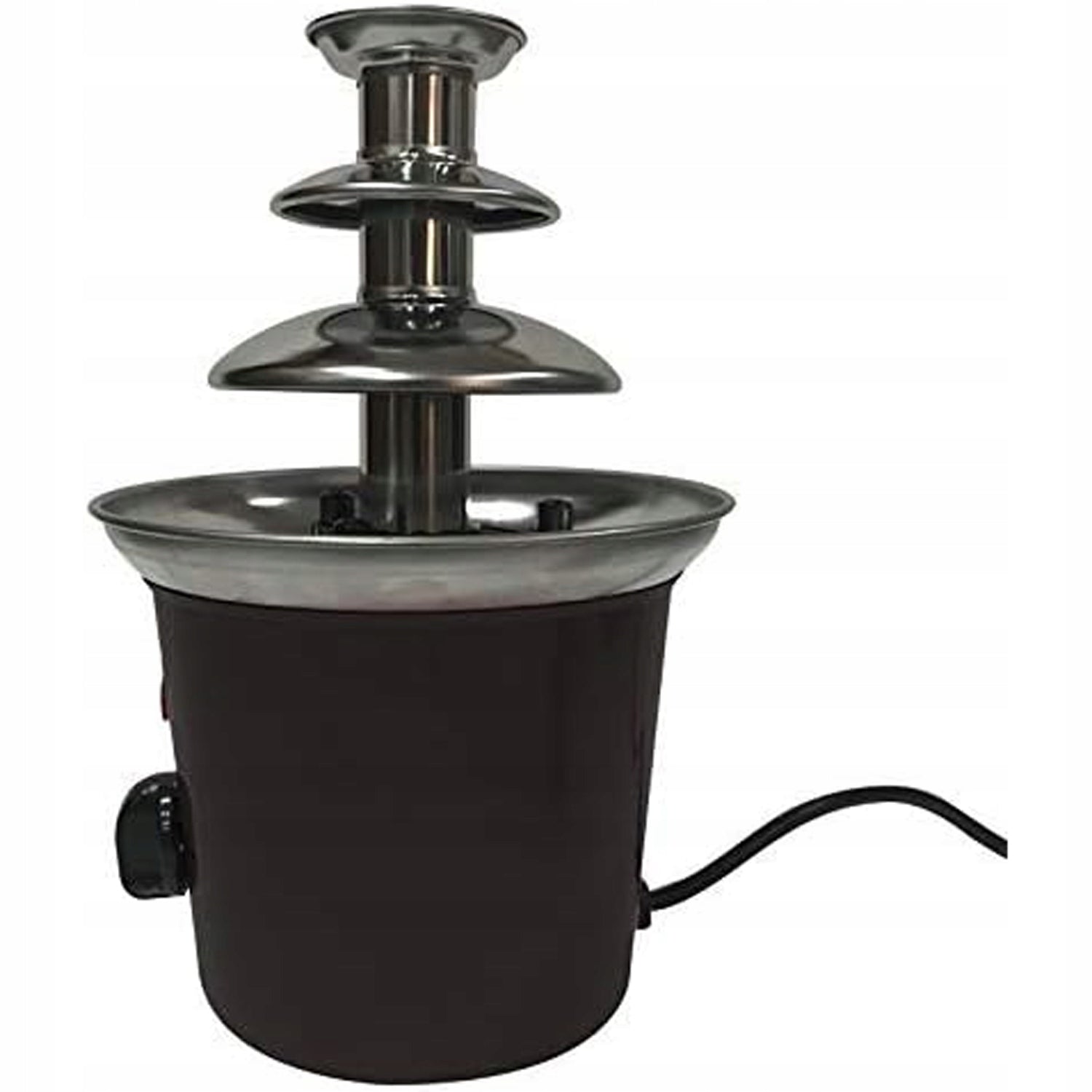 BLACK CHOCOLATE FOUNTAIN 60W FOUNDE 3 LEVELS Dominant color black