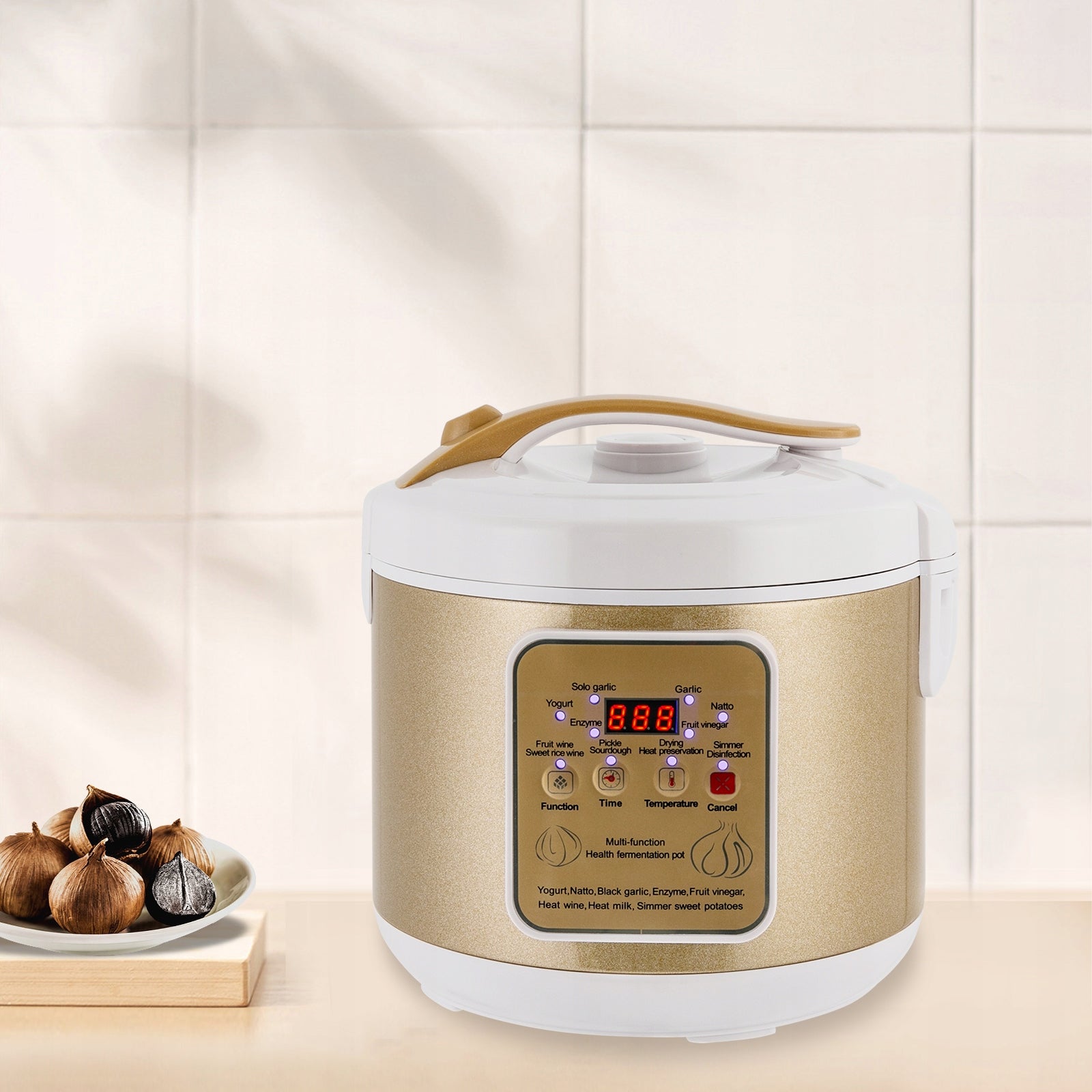 BLACK GARLIC FERMENTER 90W 6L AUTOMATIC FERMENTER 7-12 DAYS FERMENTATION Packaging status original