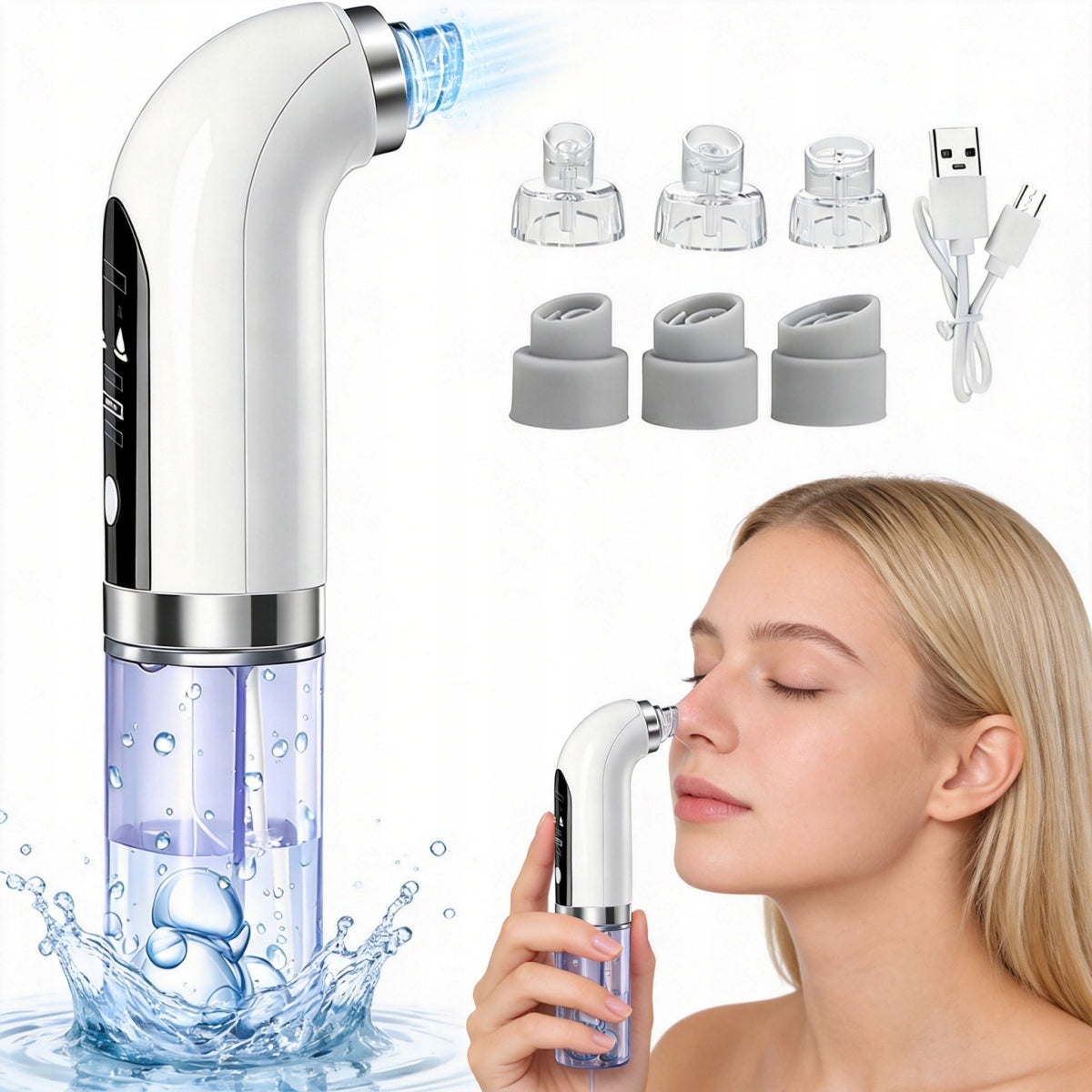 BLACKHEAD PORE BLACKHEAD VACUUM CLEANER 3 ADJUSTABLE MODES