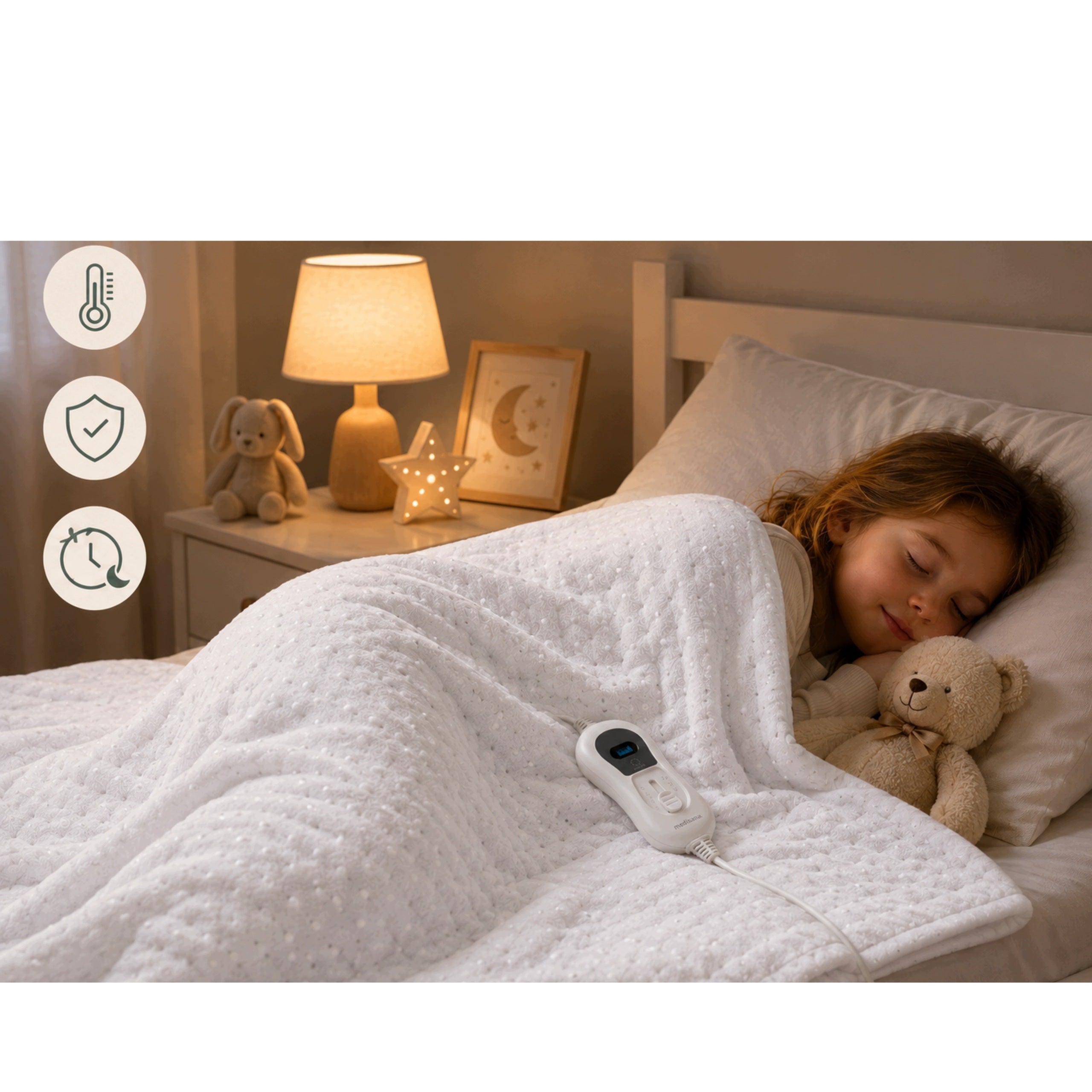 BLANKET ELECTRIC HEATING MAT 3 LEVELS AUTO SHUT OFF 150X80 COZY Packaging status original
