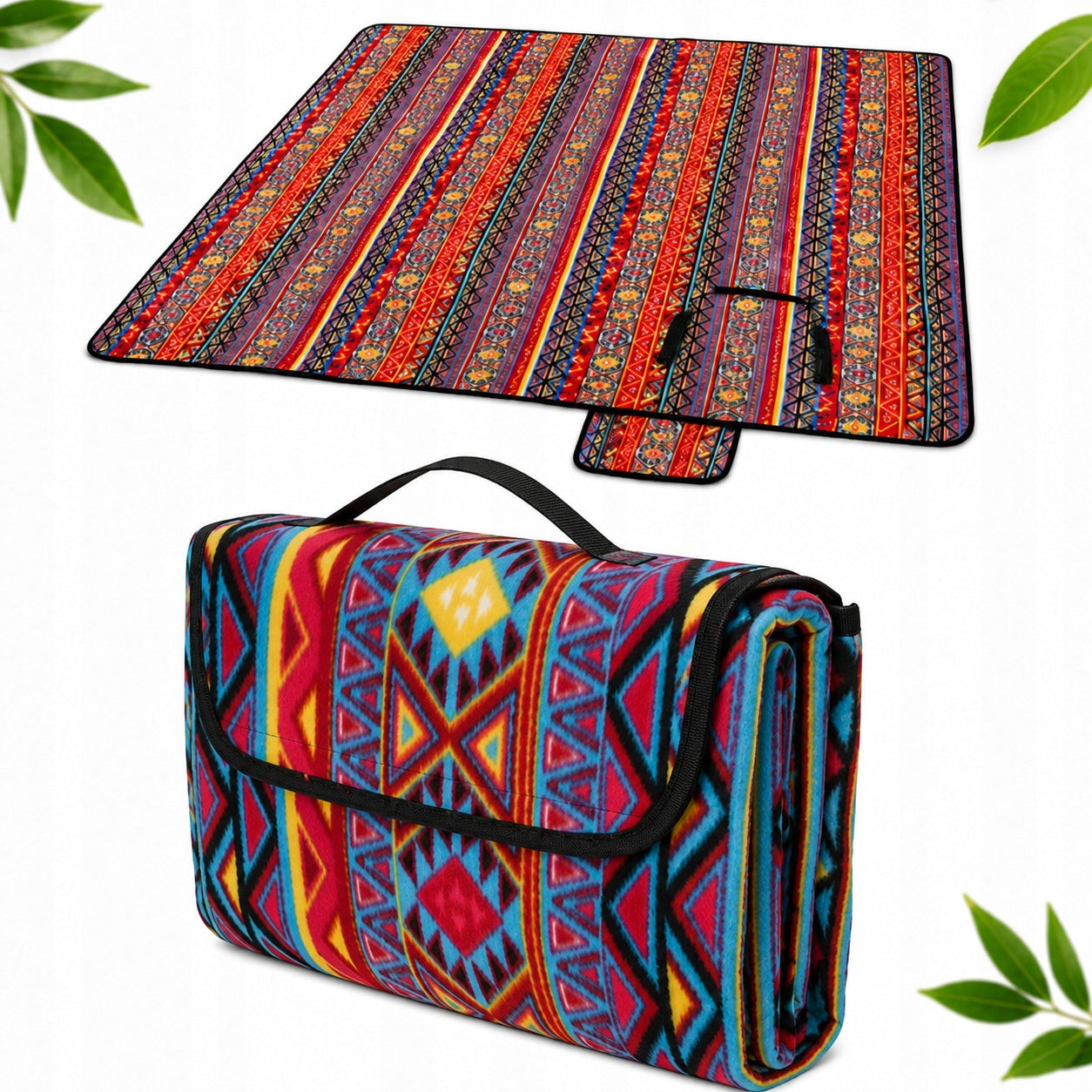 BLANKET PICNIC BEACH CAMPING 200x200 CM MAT WATERPROOF INSULATION FLEECE