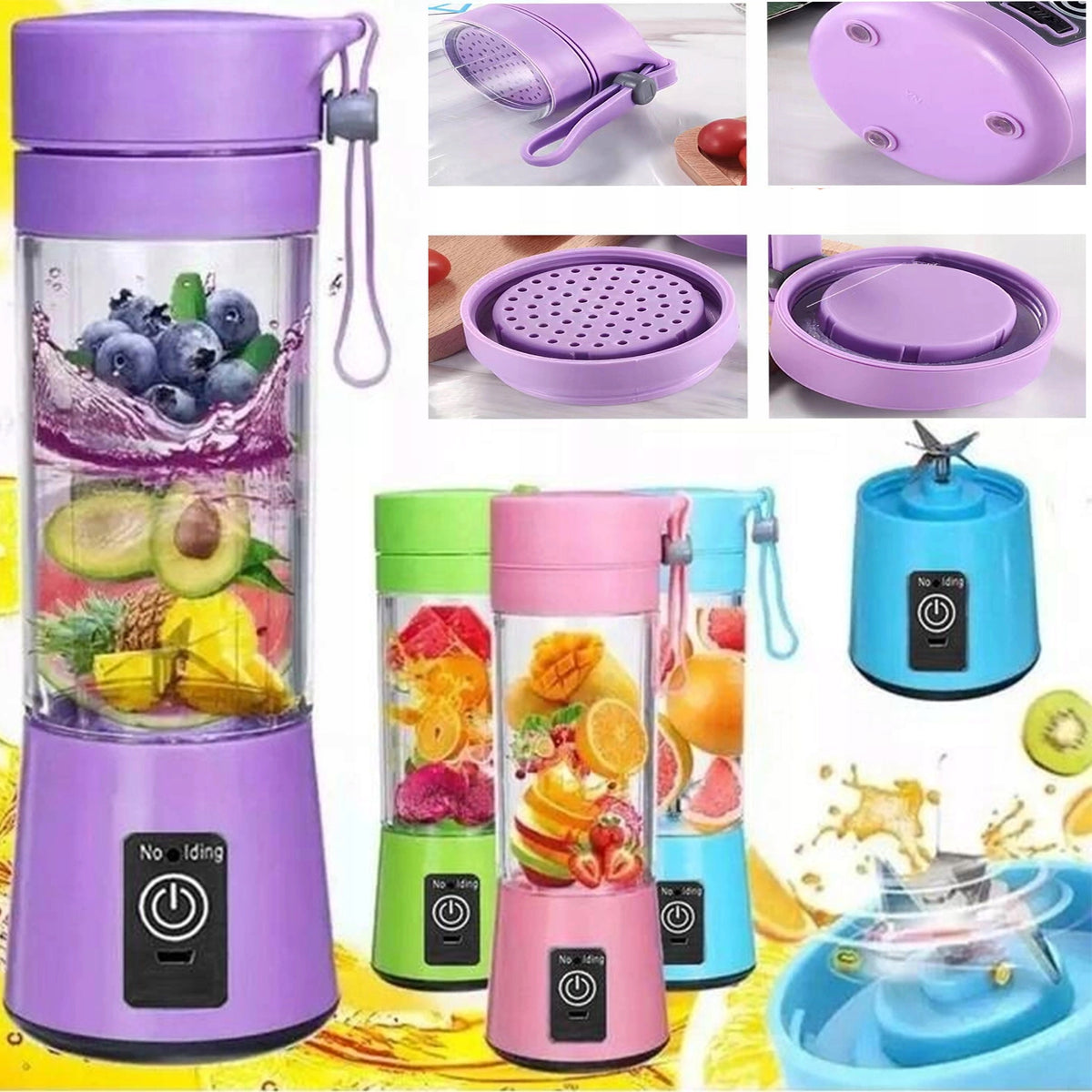BLENDER 380ML TOURIST MIXER USB RECHARGEABLE BATTERY GIFT WIRELESS 72 Brand AB