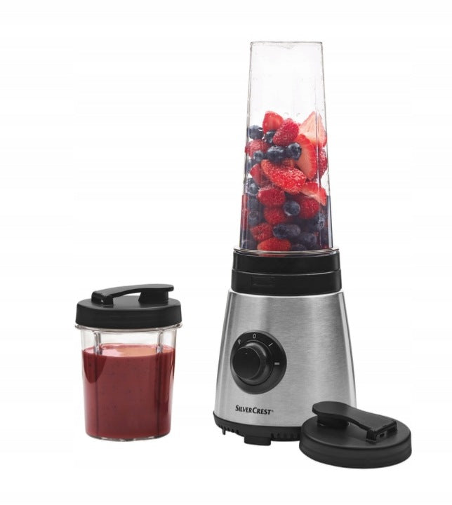 BLENDER FOR SMOOTHIE SILVERCREST SSME 250 A4 BLACK + 2 CONTAINERS Manufacturer code 100289099