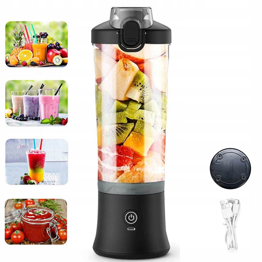 BLENDER PORTABLE SHAKER WIRELESS SMOOTHIE USB 600ML PERSONAL SHEIKH