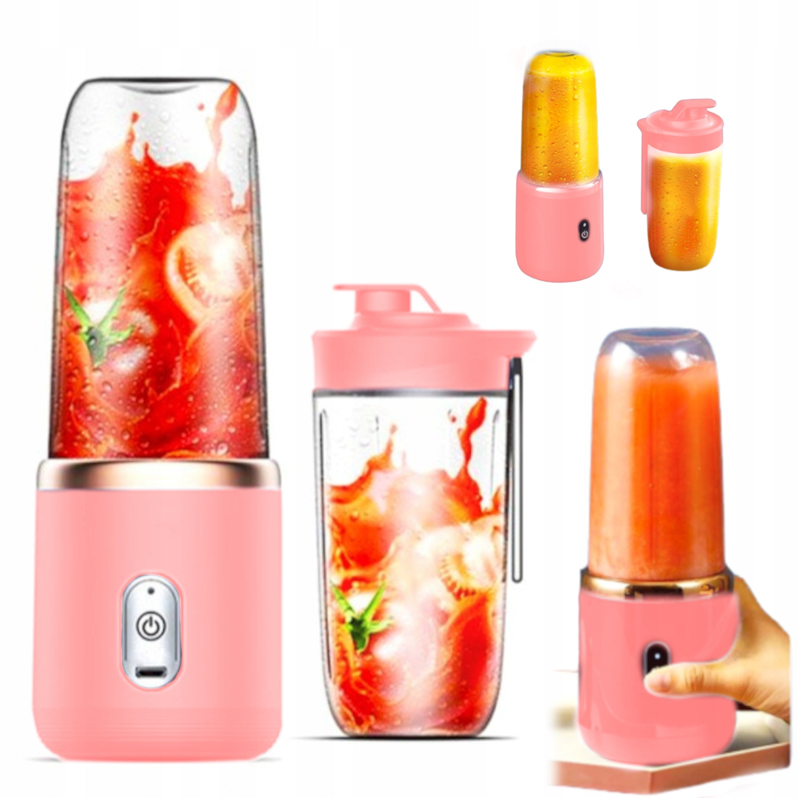 BLENDER USB CUP WIRELESS PORTABLE SHAKER CUP CRUSHES ICE