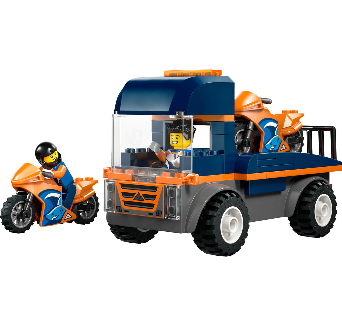 BLOCKS LEGO CITY 60491 TOW TRUCK FOR CHILDREN'S MOTORCYCLES + CATALOG LEGO IN PDF Product number 60491