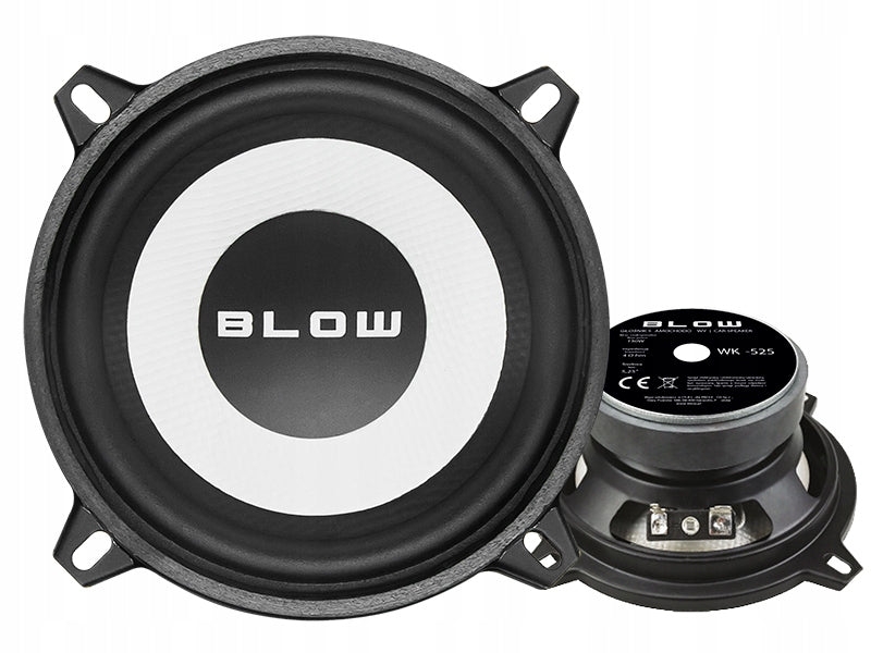 BLOW CAR BASS SPEAKERS WOOFER 13cm 130mm 130 Watt 2 Pack Batteries included no