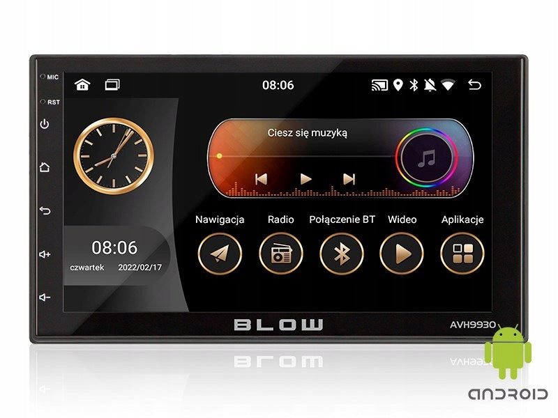 BLOW RADIO AVH-9930 2DIN 7 GPS ANDROID