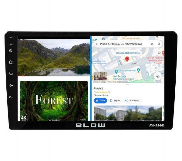 BLOW RADIO AVH-9992 2DIN 9" ANDROID/WIFI/GPS/ CARP Brand Blow