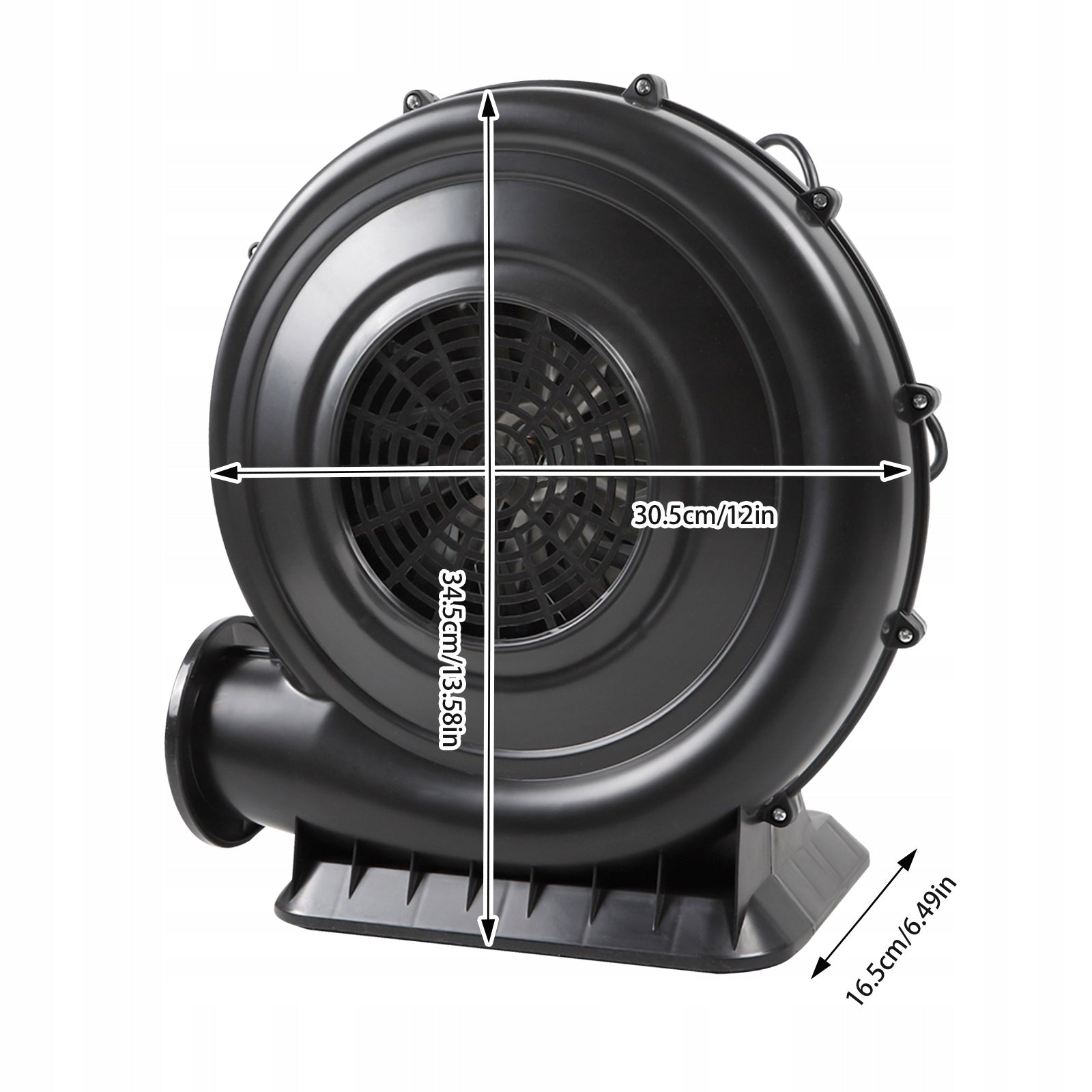 BLOWER 370W PORTABLE 420M³/H 1100PA FOR INFLATABLE CASTLE/PUPPET Manufacturer code 560758