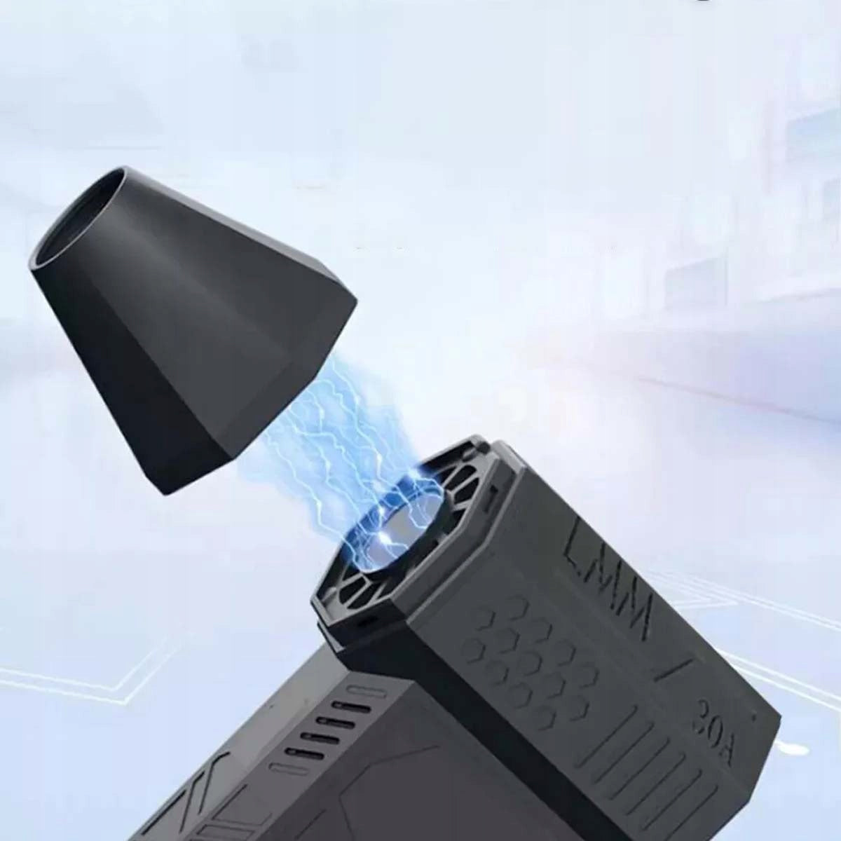 BLOWER BLOW MINI TURBO JETFAN FOR DUST RECHARGEABLE BLACK 3 SPEEDS Tool weight 0.35 kg