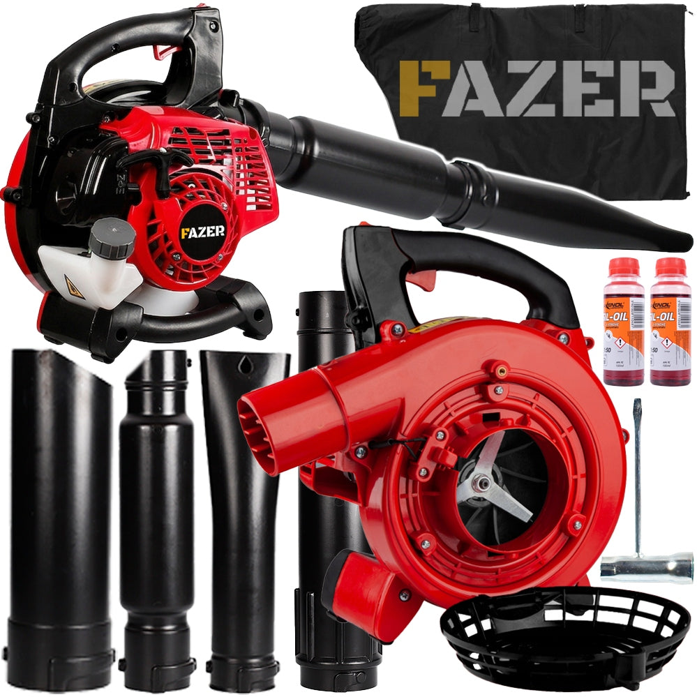 BLOWER COMBUSTION LEAF VACUUM CLEANER GARDEN SNOW COMBUSTION + XL SET