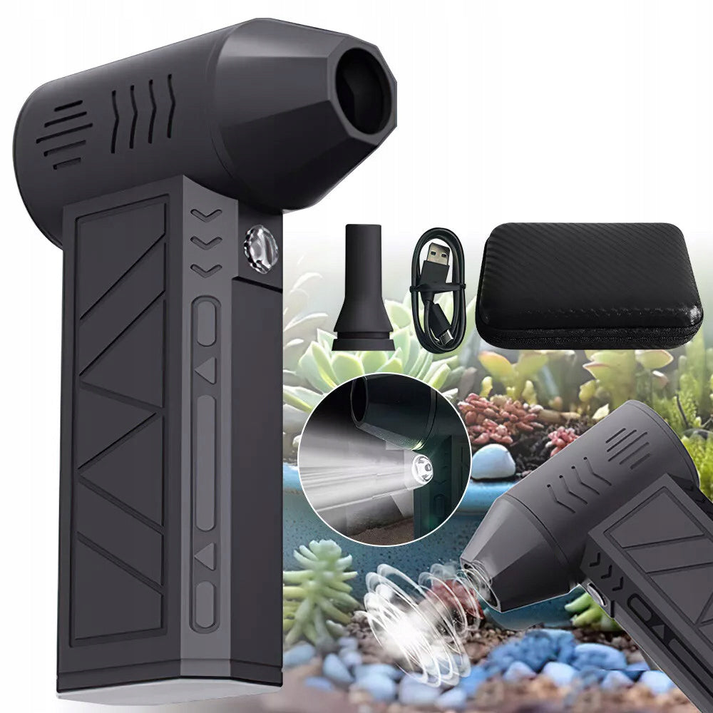 BLOWER MINI TURBO 4 SPEED AIR DUSTER USB FOR DUST 130000 Power supply rechargeable battery