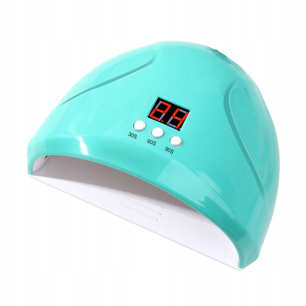 BLUE NAIL DRYER Z 12 LED, 36W, INTELIGENTNY CZUJNIK, LCD Brand no brand