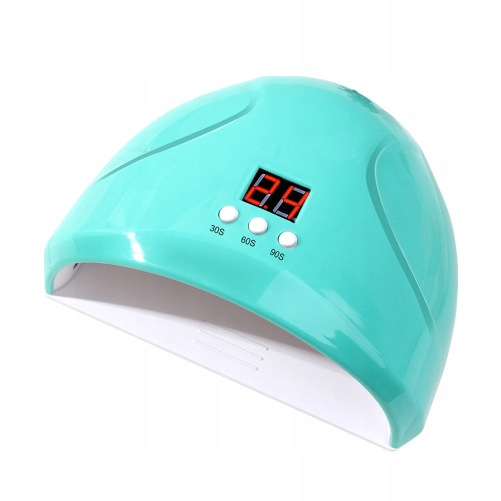 BLUE NAIL DRYER Z 12 LED, 36W, INTELIGENTNY CZUJNIK, LCD