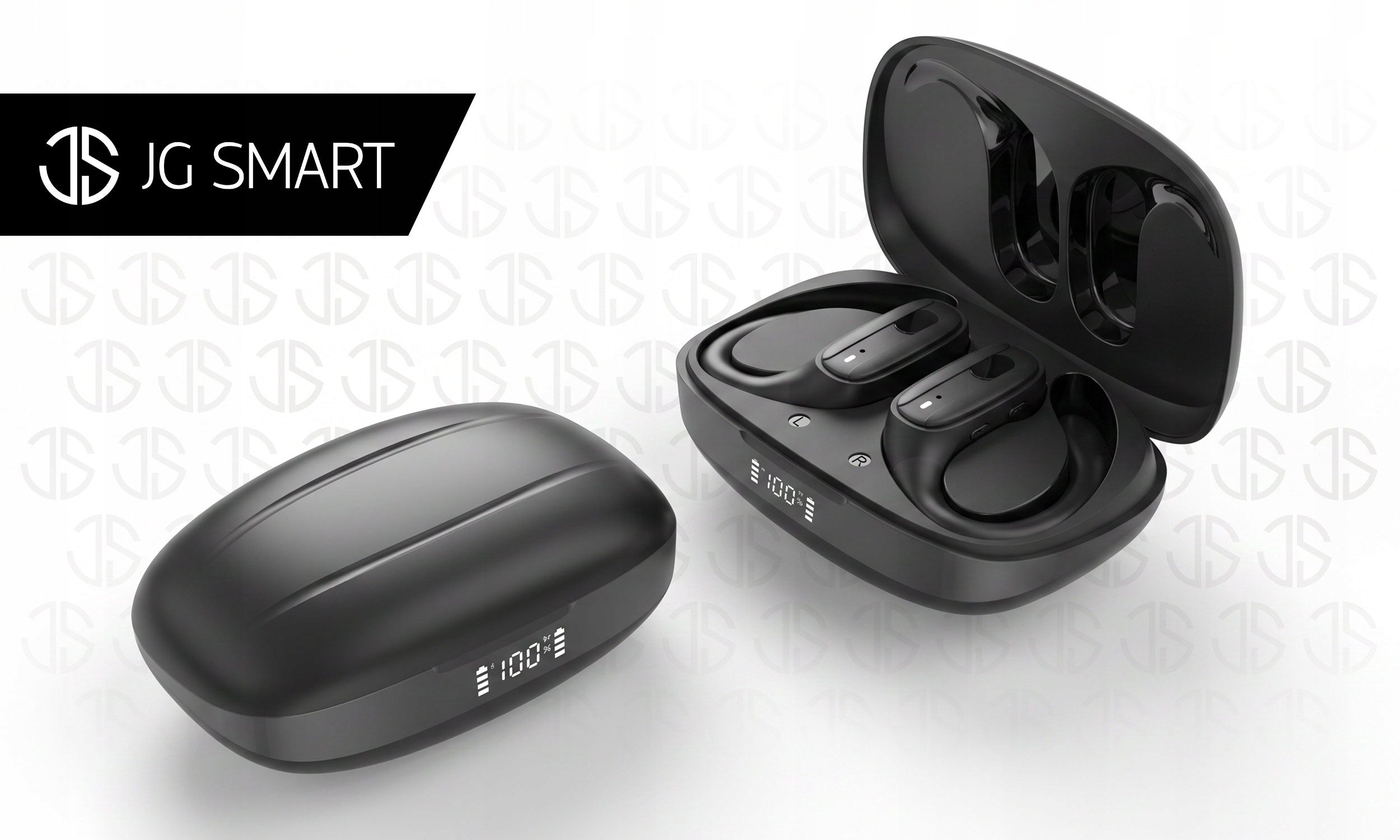 BLUETOOTH 5.3 ANC ENC WIRELESS IN-EAR HEADPHONES Black Packaging status original