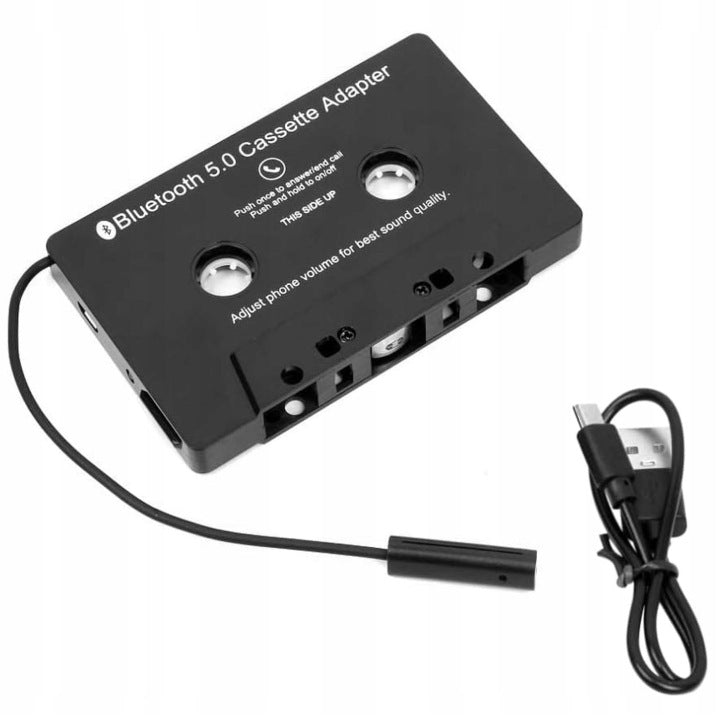 BLUETOOTH CASSETTE 5.0 TO RADIO ADAPTER CONVERTER CAR TRANSMITTER MP3