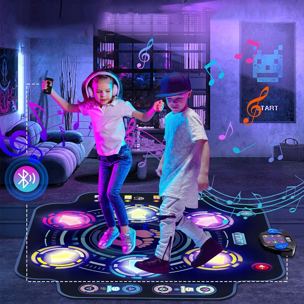 BLUETOOTH DANCE MAT SAFE VINYL 5 SPEED MODES FOR GIFT Brand Coil