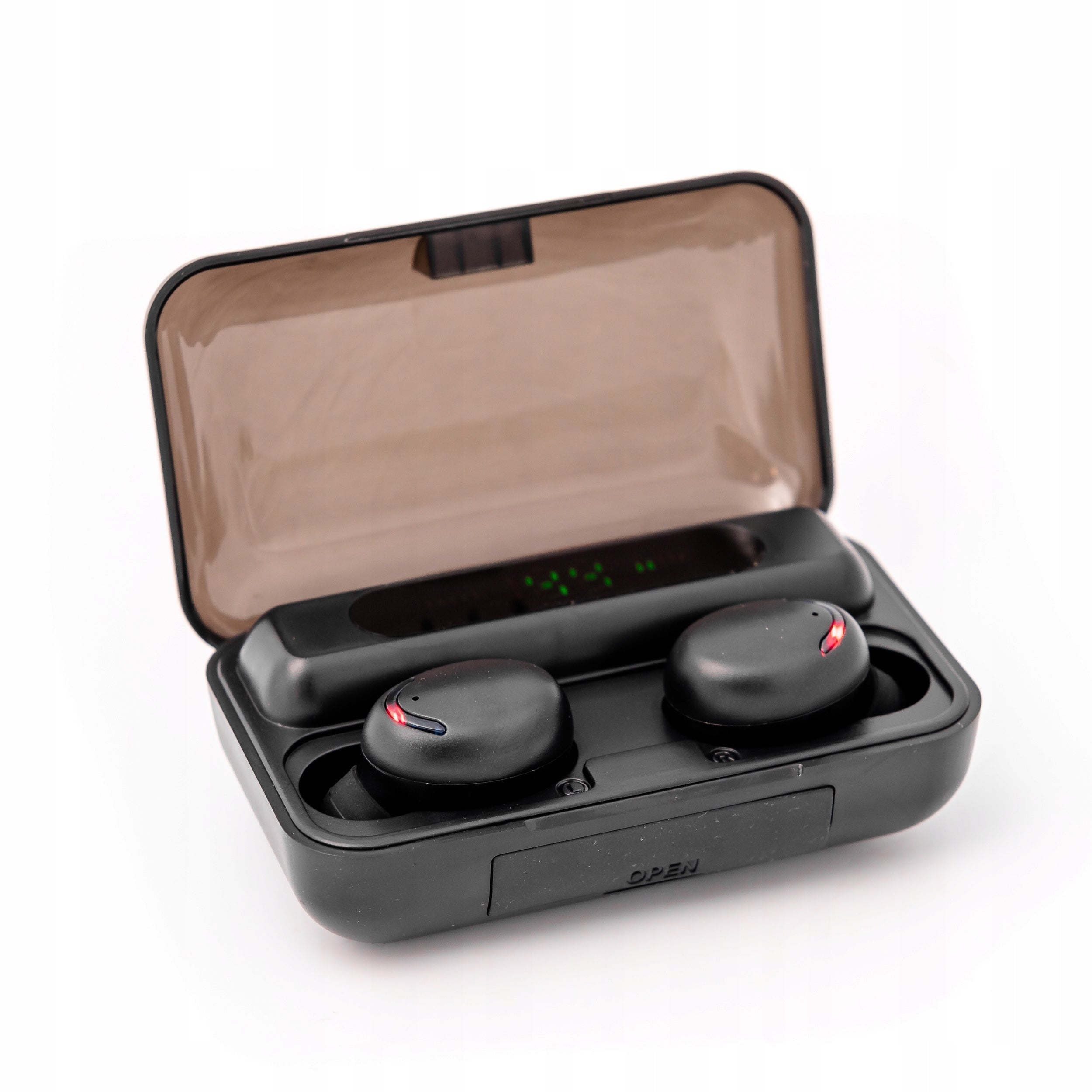 BLUETOOTH HEADPHONES FOR TABLET PHONE WITH POWERBANK AND DISPLAY Packaging status original