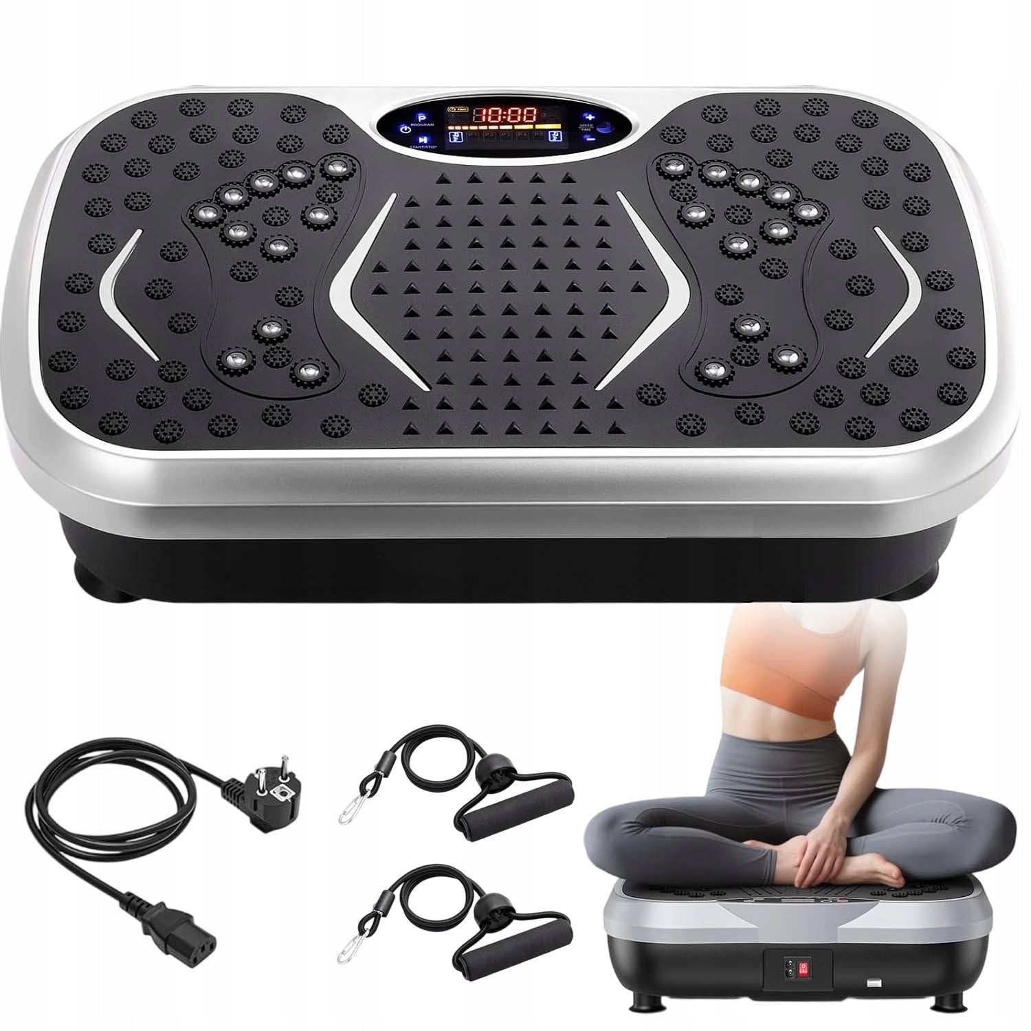 BLUETOOTH MASSAGE PLATFORM COMPACT WITH LCD DISPLAY