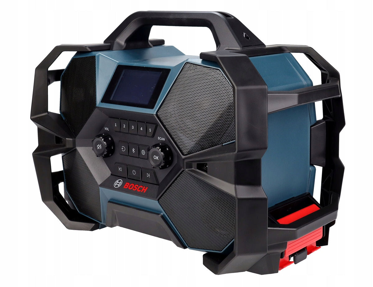BLUETOOTH RADIO POWERBANK CHARGER 12V 18V 230V GPB 18VH-6 SRC DAB+ BOSCH Batteries included no