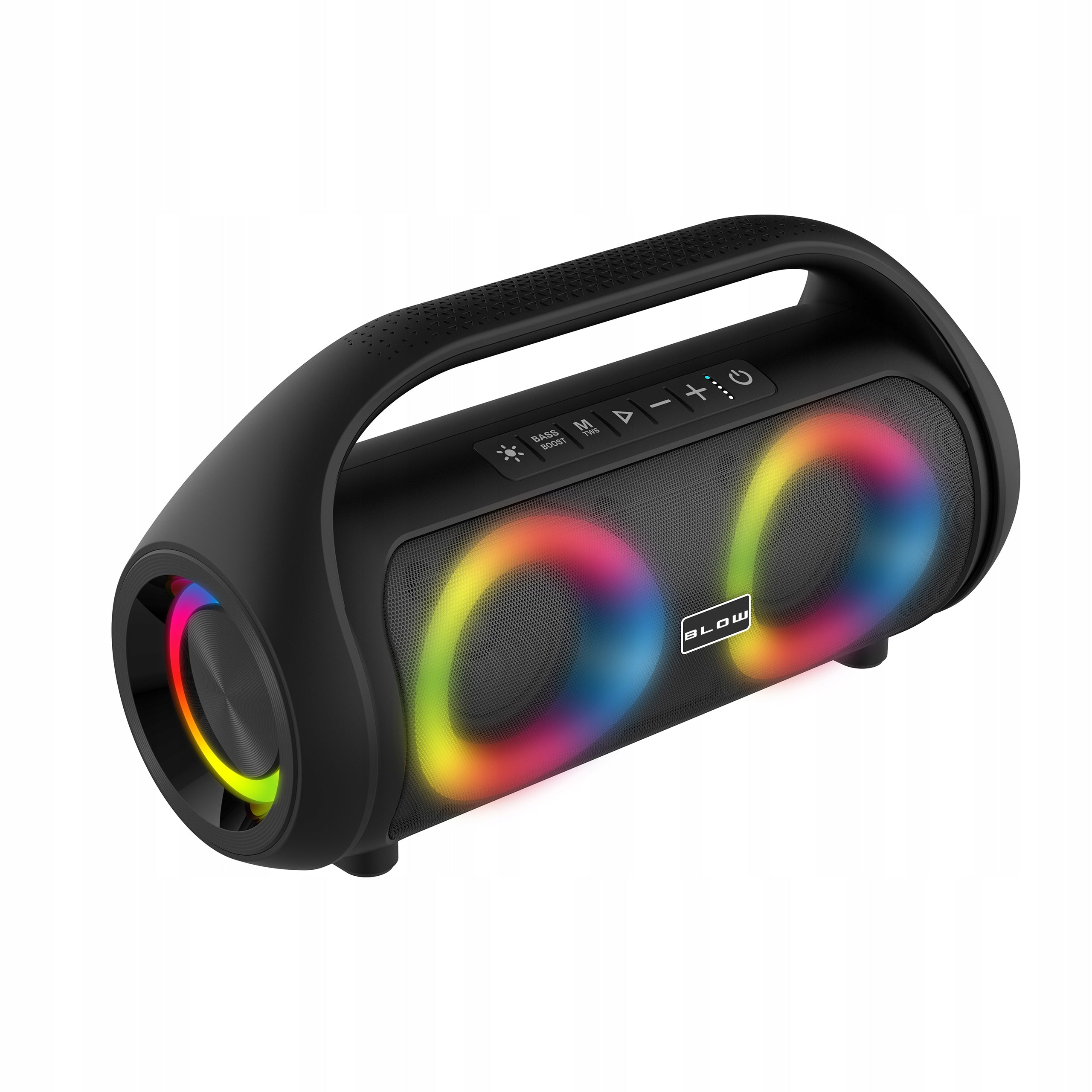 BLUETOOTH SPEAKER PORTABLE BOOMBOX SOUNDWAVE WIRELESS 80W BLACK Brand Blow