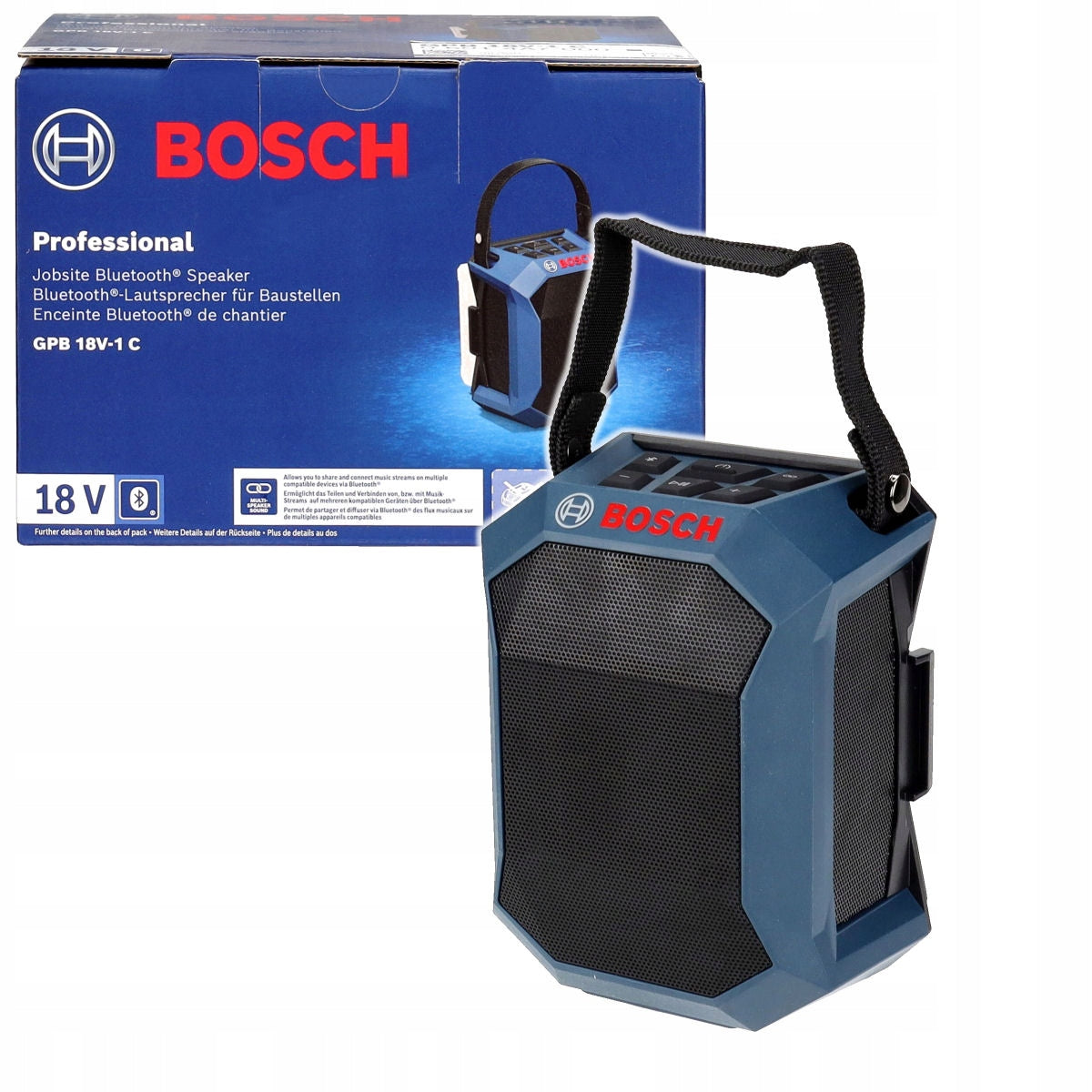 BLUETOOTH SPEAKER POWERBANK CHARGER USB-C 18V GPB 18V-1 C BOSCH