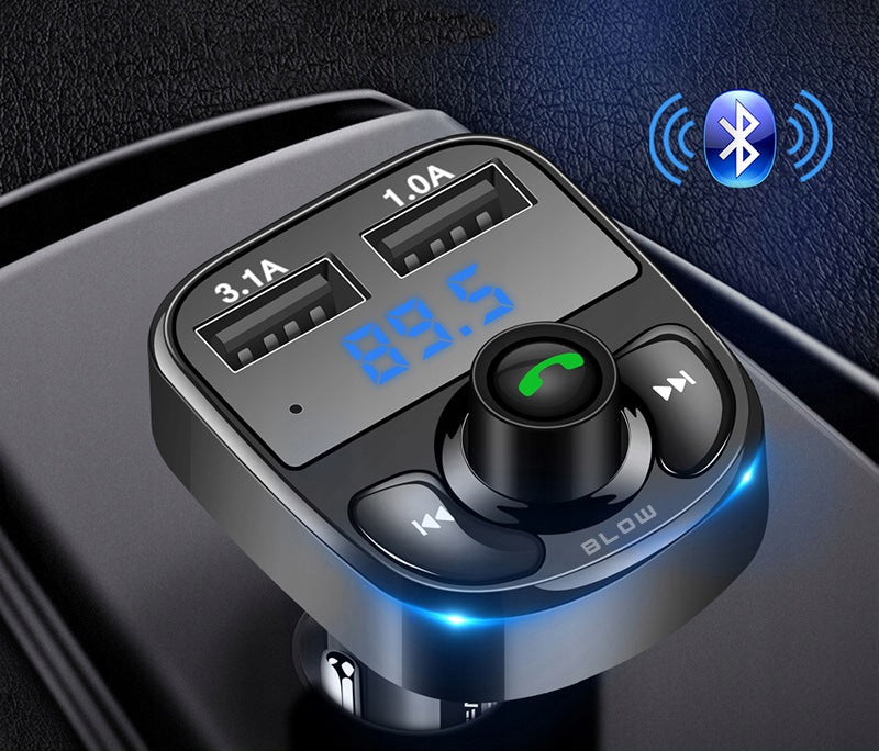 BLUETOOTH TRANSMITTER BT FM MP3 FAST CHARGER USB 3.1 AUDIO PLAYER Packaging status original