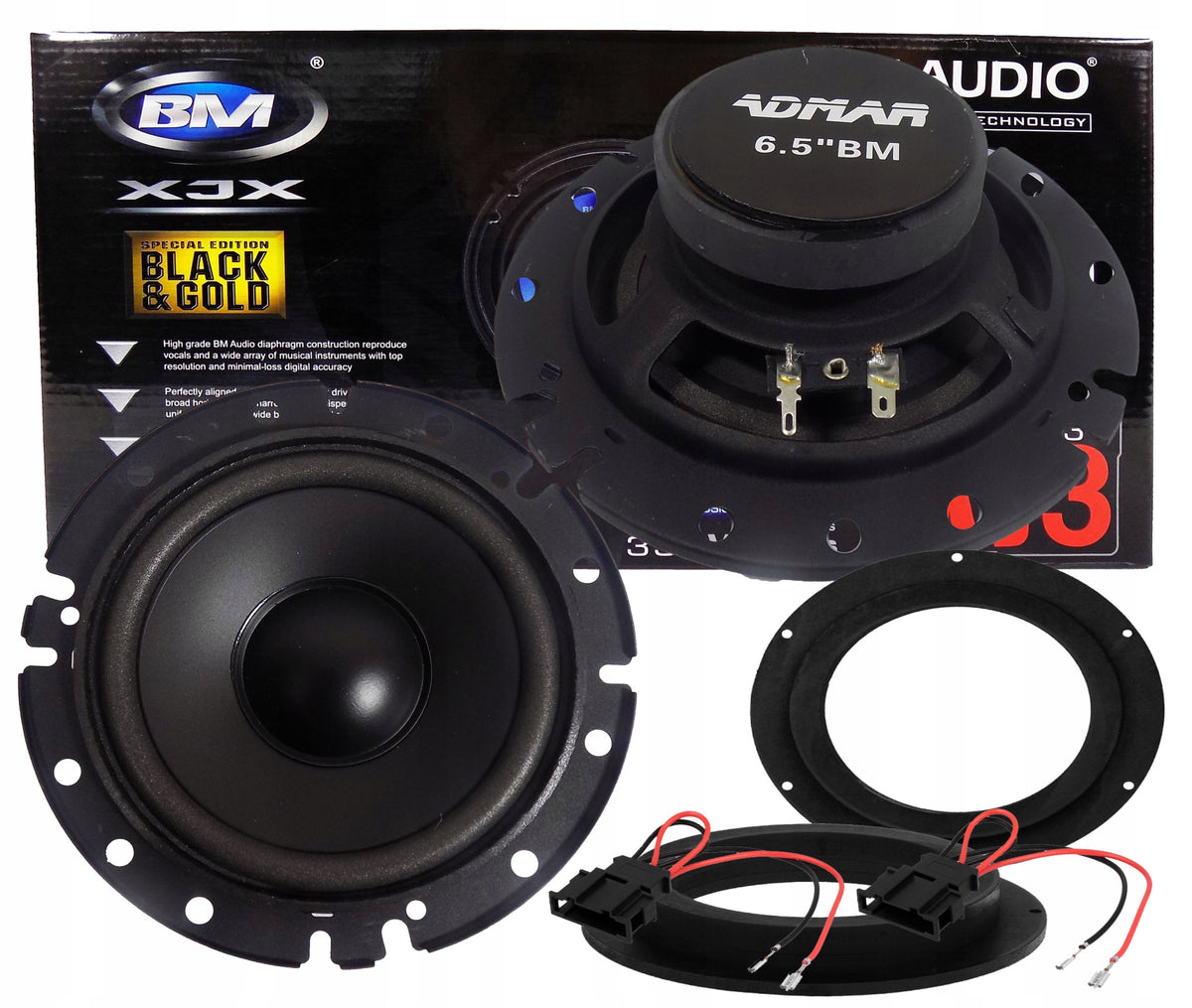 BM POWERFUL BASS SPEAKERS AUDI TT Q3 SKODA OCTAVIA