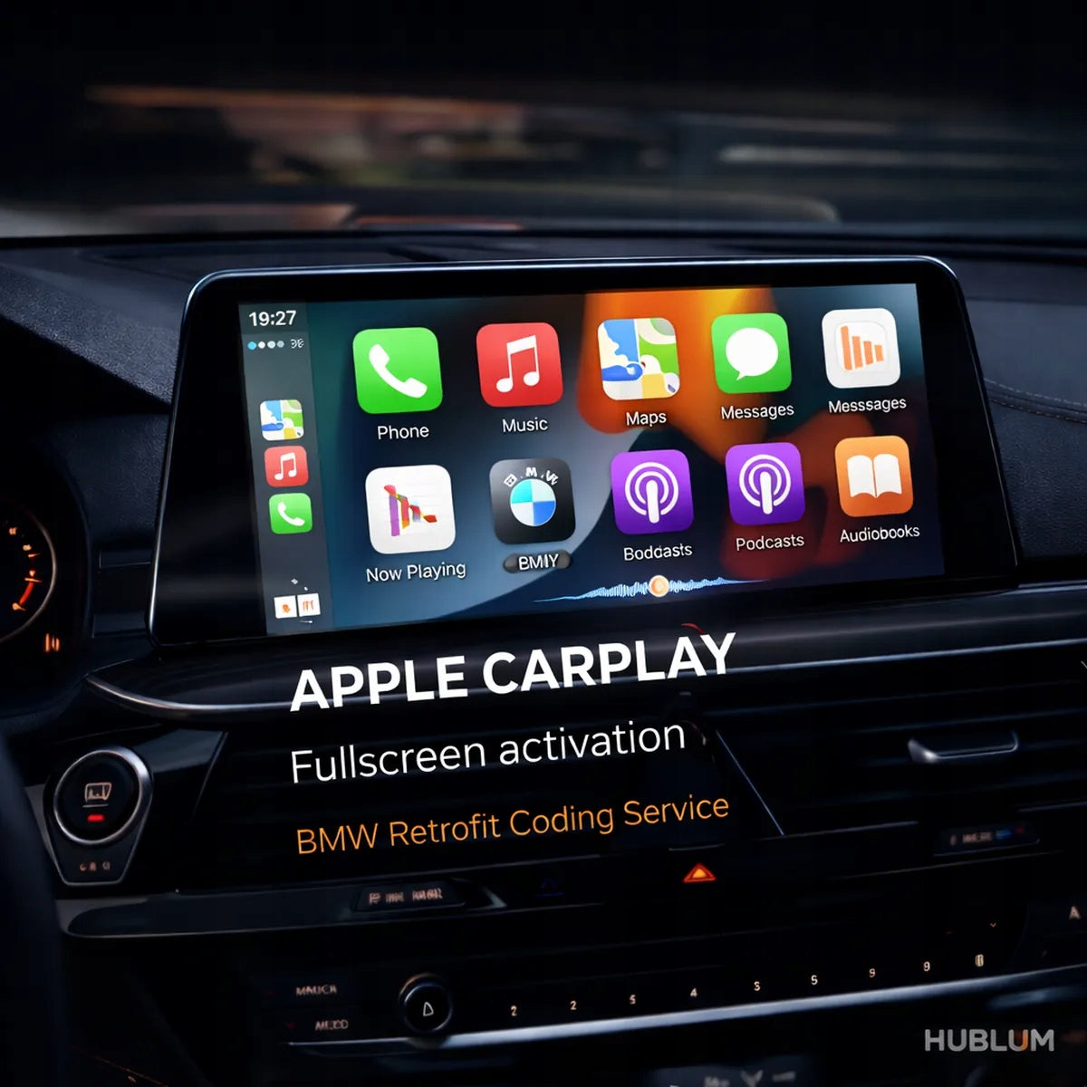 BMW CarPlay evo ID5 ID6 EntryNav Aktywacja