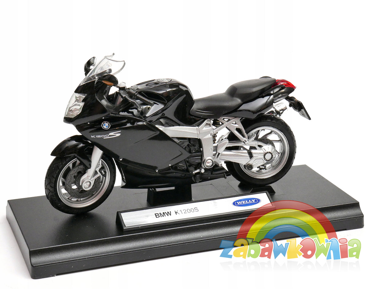 BMW K1200 S 1:18 motorcycle model WELLY Brand Welly