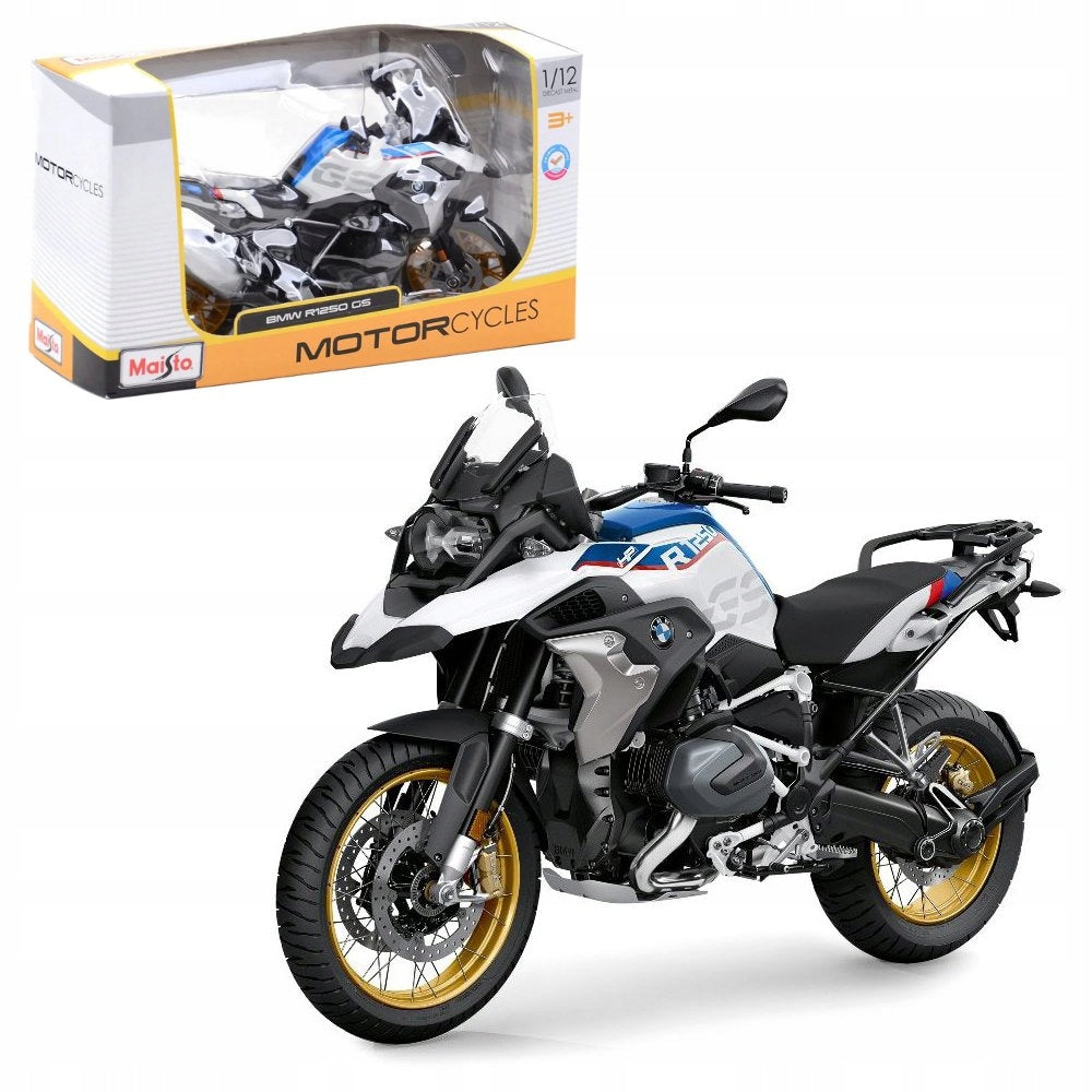 BMW R 1250 GS 1:12 SCALE MOTORCYCLE MODEL MAISTO