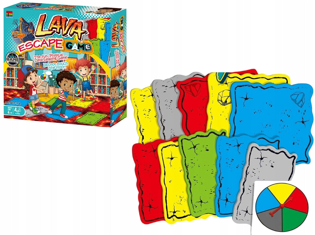 BOARD GAME FLOOR IS ARCADE LAVA COLORFUL FIELDS DRAWING WHEEL EAN (GTIN) 5906063031973
