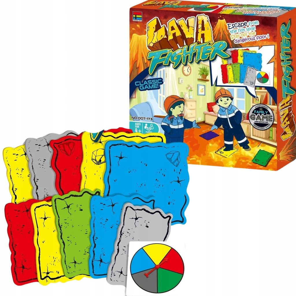 BOARD GAME FLOOR IS LAVA ARCADE COLORFUL FIELDS DRAWING DIAL EAN (GTIN) 5906063031966