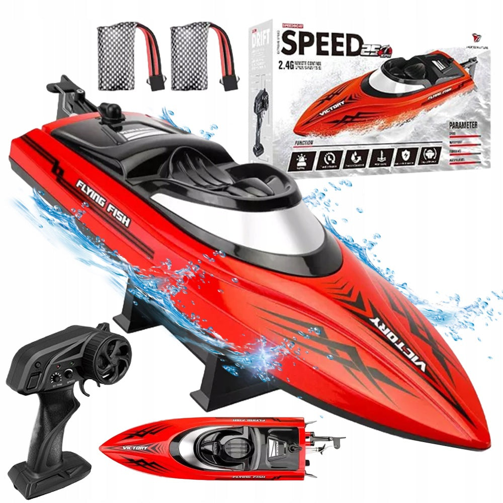 BOAT REMOTE CONTROLLED MOTORBOAT FOR REMOTE CONTROL RACING FAST 25km/h
