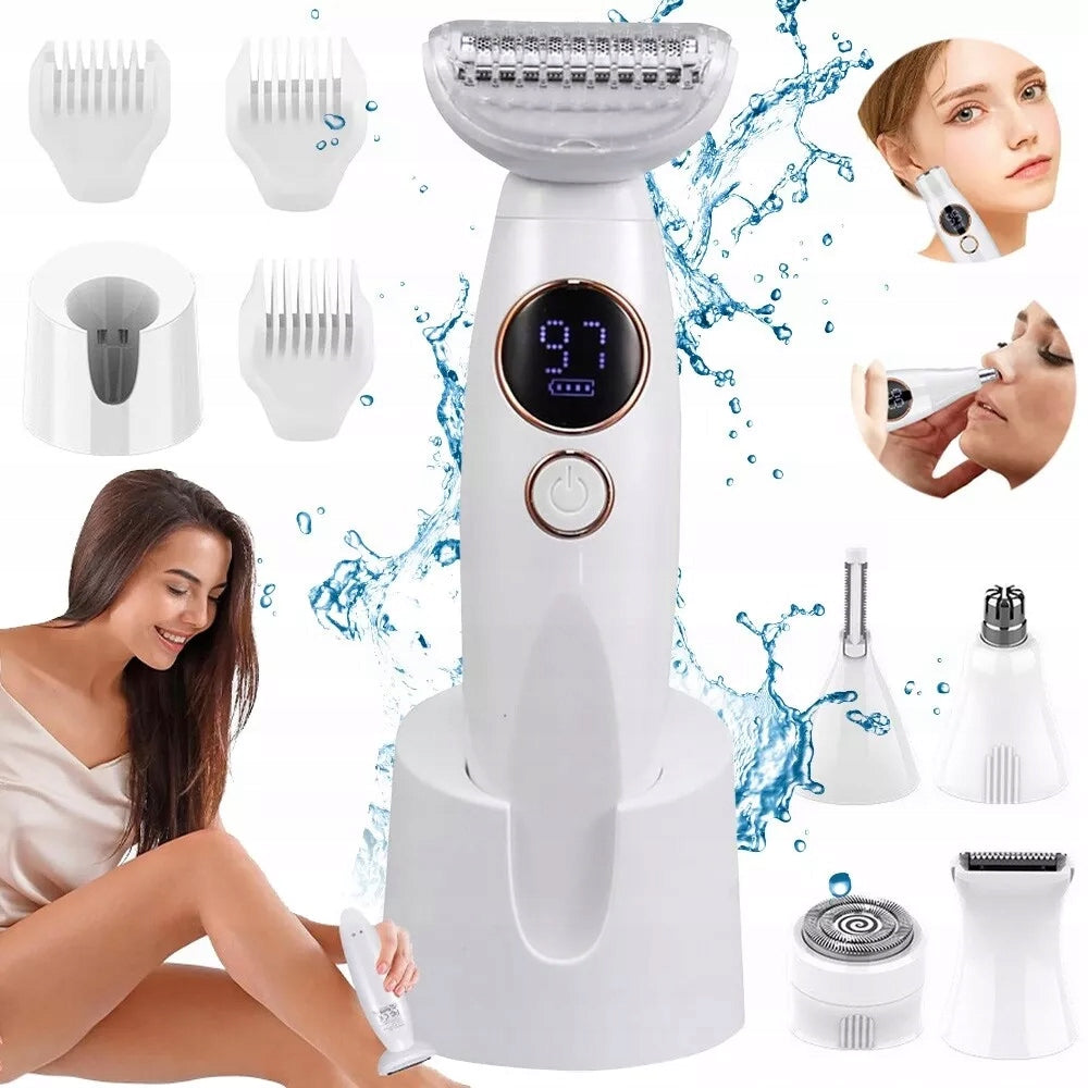 BODY EPILATOR LADY SHAVER WOMEN'S RAZOR 5 IN 1
