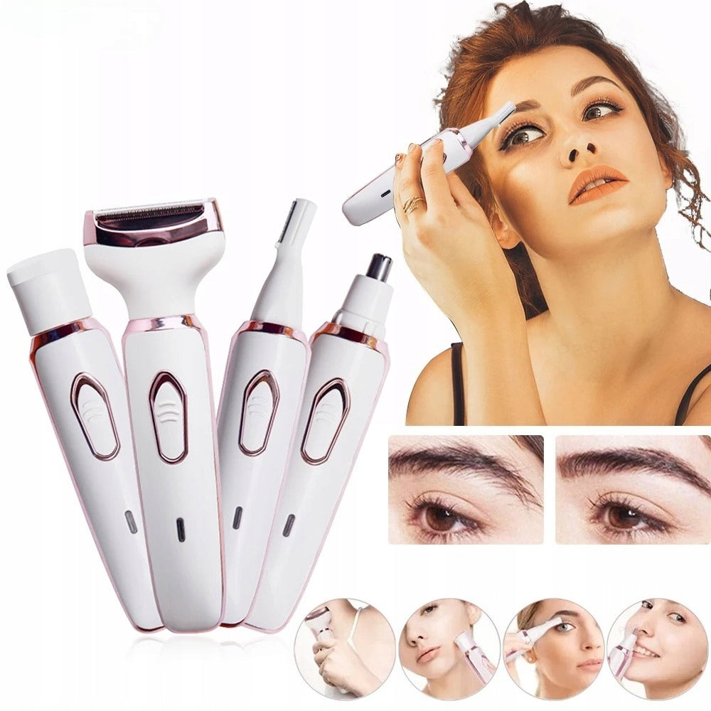BODY EPILATOR PHILIPS LADY SHAVER WOMEN'S RAZOR 4 ACCESSORIES