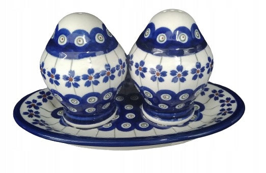 BOLESŁAWIEC SPICE SET PATTERN 9013 DECORATION 166A GAT. I