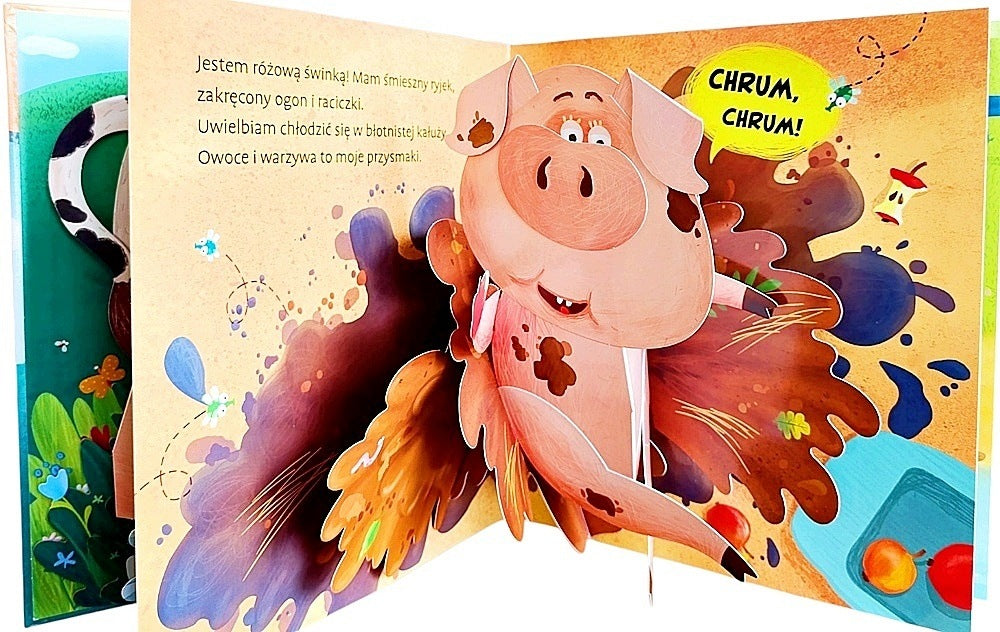 BOOK BEAUTIFUL EDUCATIONAL WITH SOUND RURAL ANIMALS 3D Packaging status original