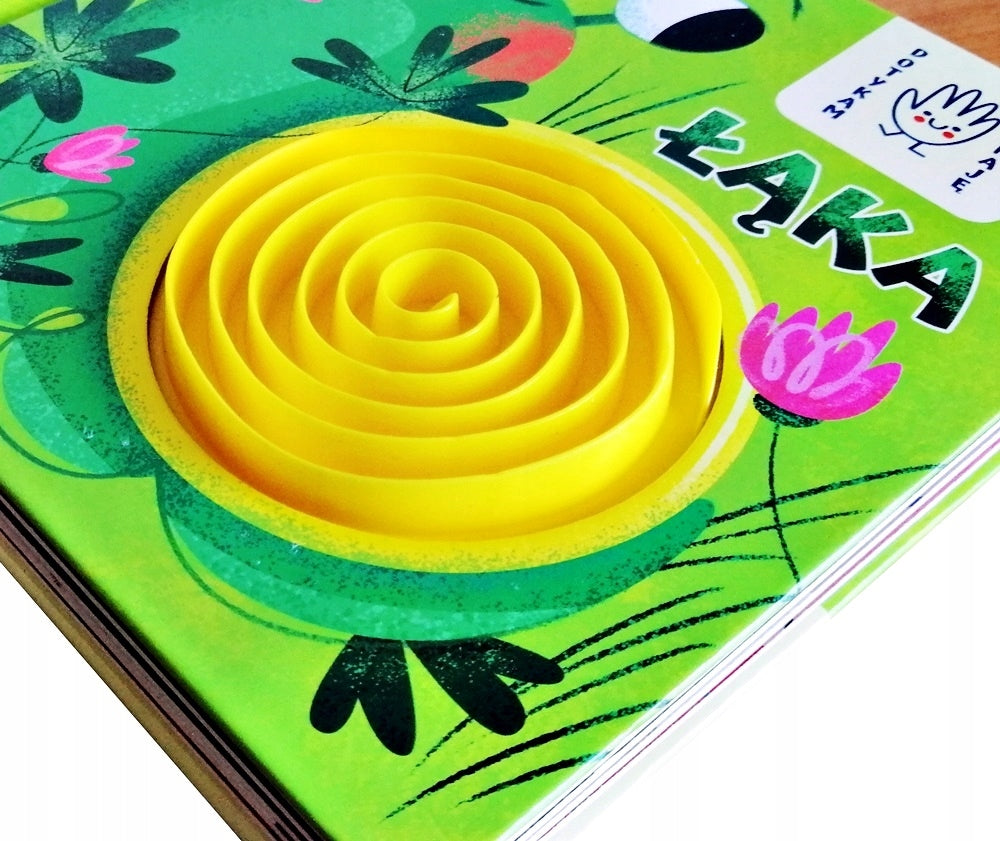 BOOK EDUCATIONAL BOOK TOUCH TEXTURE ANIMALS MEADOW Brand no brand