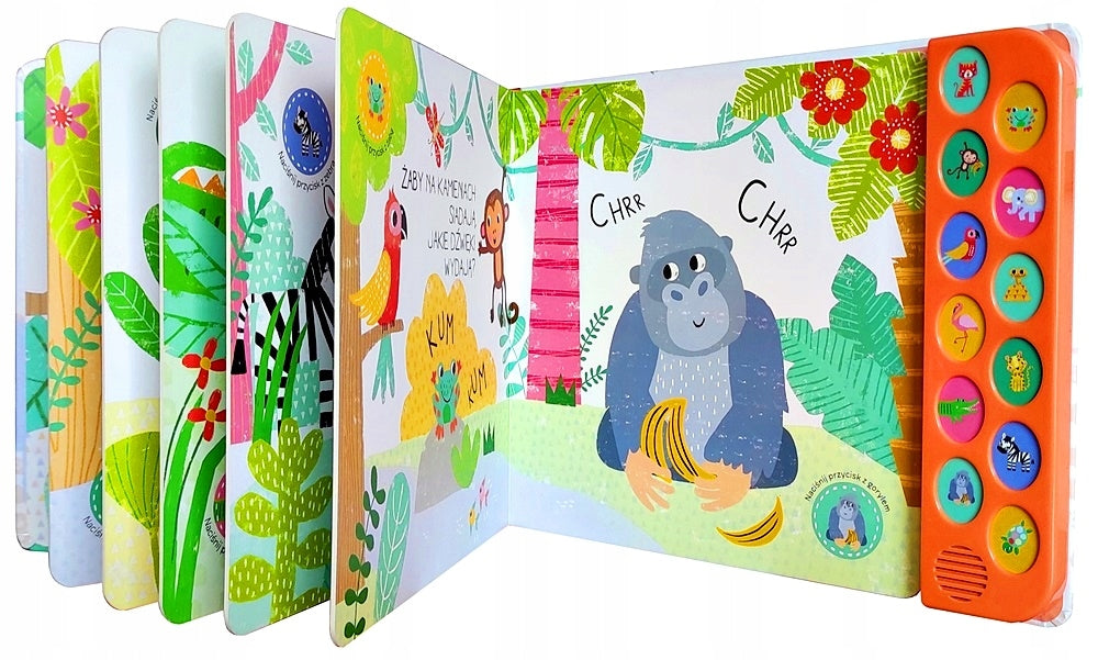 BOOK NTERACTIVE BOOK MRAU MRAU IN THE JUNGLE WITH SOUND Brand no brand