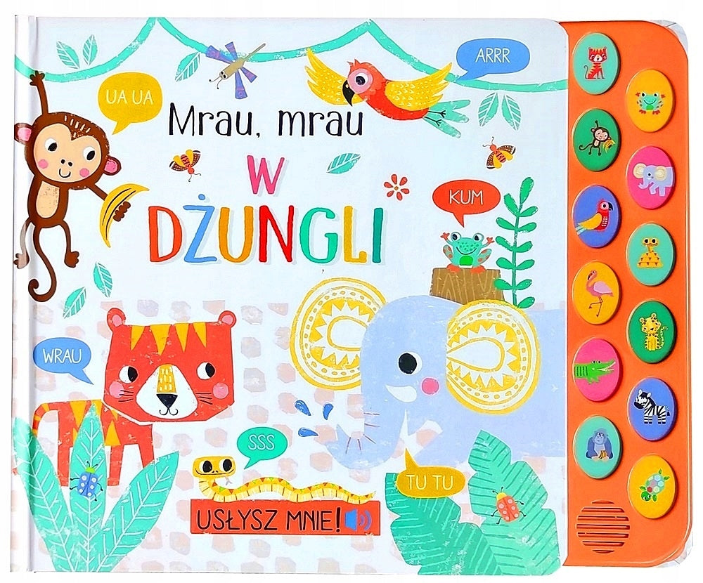 BOOK NTERACTIVE BOOK MRAU MRAU IN THE JUNGLE WITH SOUND EAN (GTIN) 9066301058035