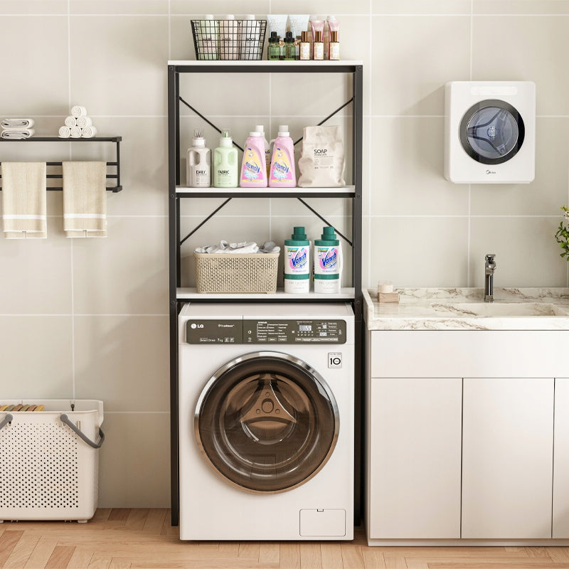 BOOKCASE BATHROOM CABINET OVER TOILET WASHING MACHINE LOFT INDUSTRIAL SHELVES 160 CM Manufacturer code REGAŁ SZAFKA ŁAZIENKOWA BIAŁY