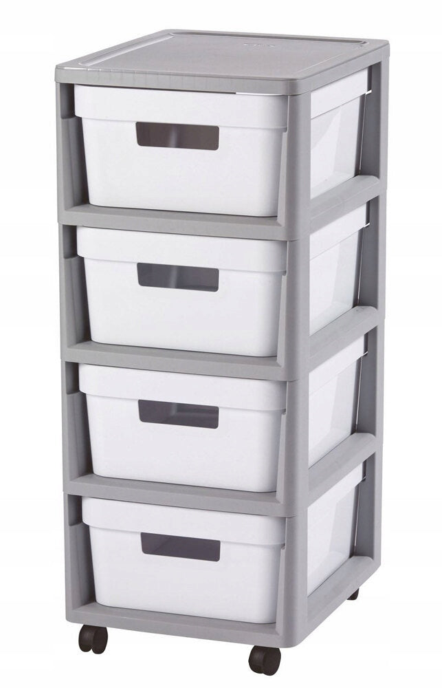 BOOKCASE CABINET CURVER INFINITY 4X11L White Manufacturer code 231559