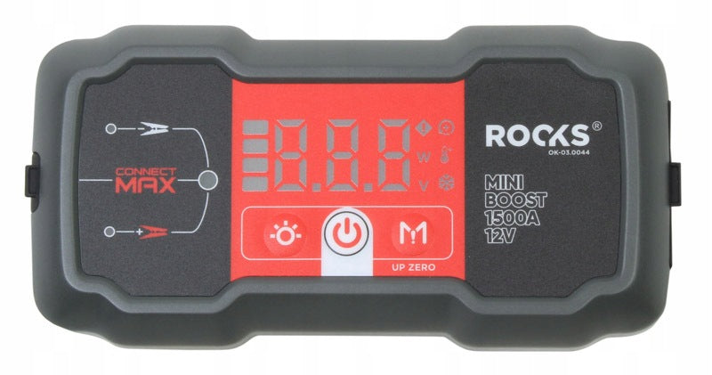 BOOSTER, MAX-CONNECT 12V STARTING DEVICE, START-UP: 1500A, 29,6 WH ROO