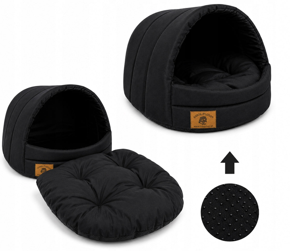 BOOTH COTTAGE CAT DOG BED ! YORK SHIH - TZU 3 BLACK