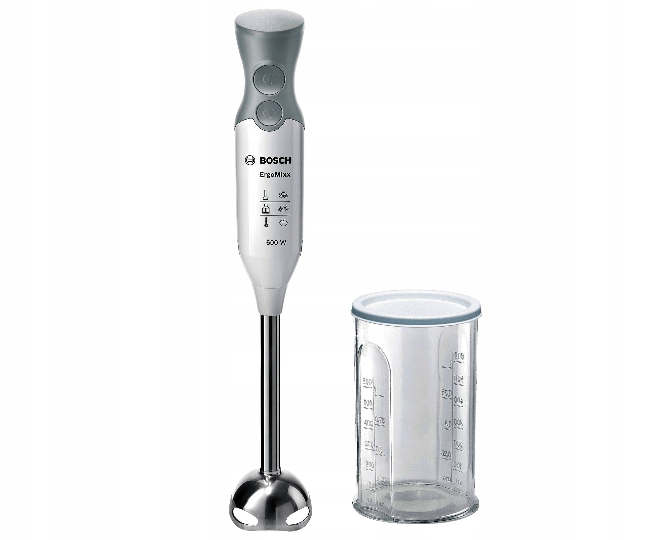 BOSCH Hand Blender MSM66110 ErgoMixx STRONG 600W MIXING CONTAINER Model MSM66110
