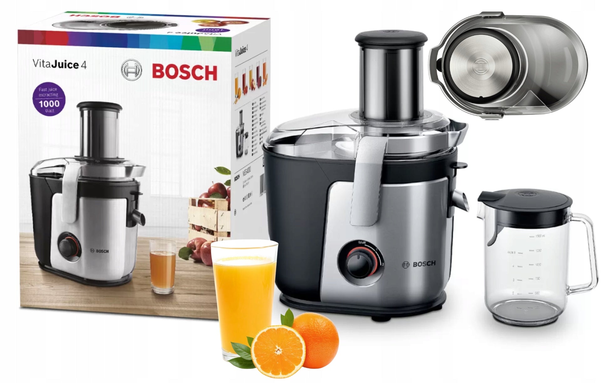 BOSCH JUICER MES 4000 for fruit and vegetables