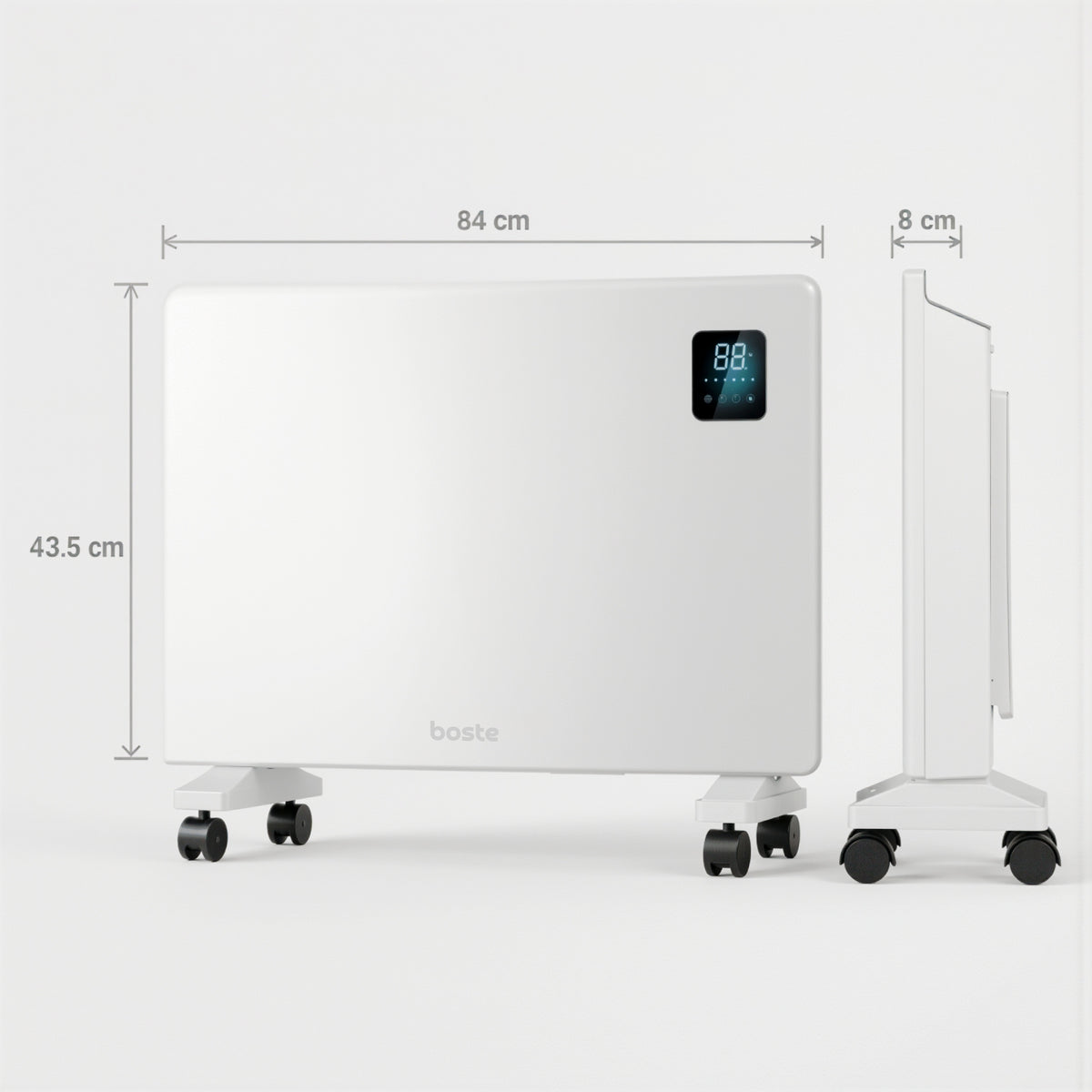 BOSTE ELECTRIC CONVECTOR HEATER ENERGY EFFICIENT 2000W SMART WIFI LED Manufacturer code EHHN-20WE