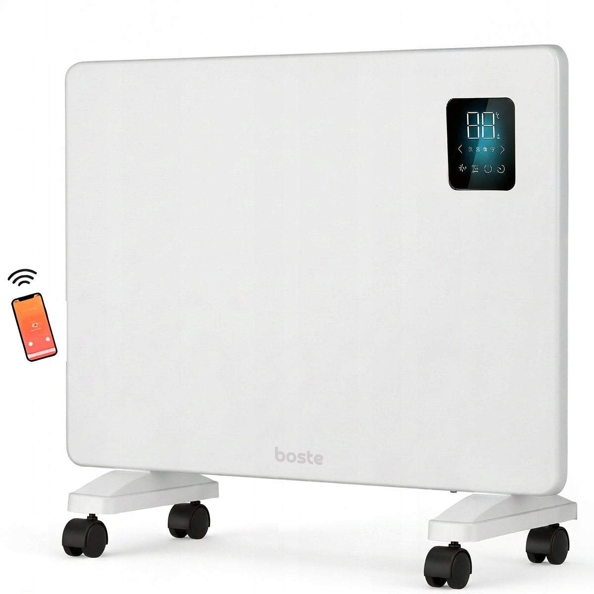 BOSTE ELECTRIC CONVECTOR HEATER ENERGY EFFICIENT 2000W SMART WIFI LED